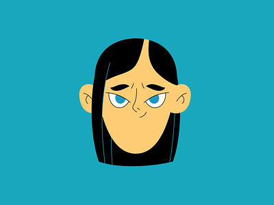 Bad Girl 😈 animation character character design design emotions explainer girl graphic design illustration motion motion graphics woman