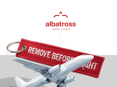 Albatross branding design logo minimal