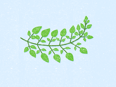 illustration for Yak yak bio color cute fruits green health herbs katamoravszki logo moravszki moringa smoothie