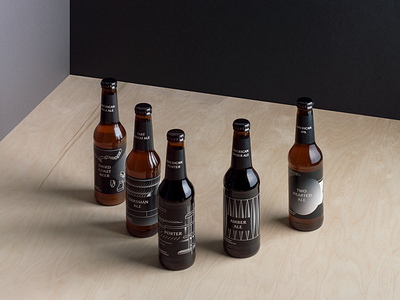 Bell's Brewery on Behance beer black bottle design gradient graphic grey katamoravszki label moravszki vector white