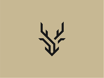 Deer animal deer logo