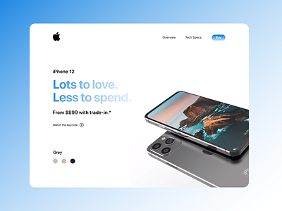 iPhone 12 Landing PAge