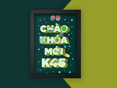 Chao Khoa Moi K45 Poster Illustration art branding color graphic design illustration poster typography vector