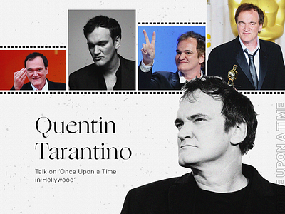 Quentin Tarantino Constructivism Art graphic design illustration layout layout design typography