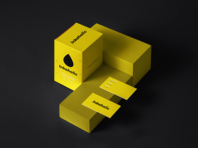 Inkaholic Packaging (Coming Soon) design illustration ink layout minimal packaging