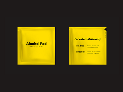 Inkaholic Alcohol Pad Packaging