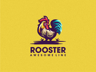 Rooster 2 design forsale logo sport vector