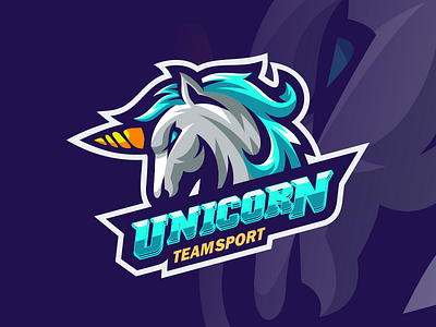 unicorn 3d animation brand branding design emblem forsale graphic design illustration logo motion graphics sport ui unicorn vector