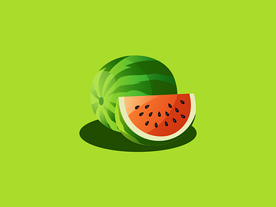 watermelon 3d animation brand branding design emblem forsale graphic design illustration logo motion graphics sport ui vector watermelon