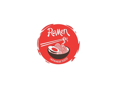 ramen brand branding design forsale illustration japan logo noodle ramen sport ui vector