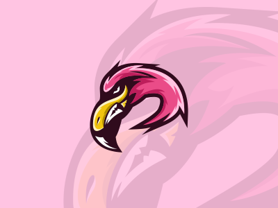 Flamingo emblem flamingo forsale logo sport