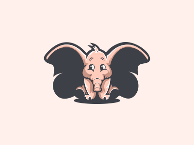 Baby elephant baby elephant forsale icon logo