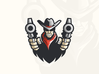 Cowboy bold brand cowboy emblem forsale id logo