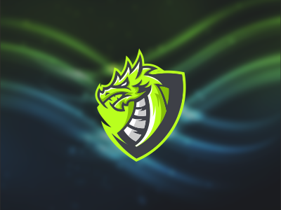 Dragon dragon e emblem gamer gaming logo sale sport