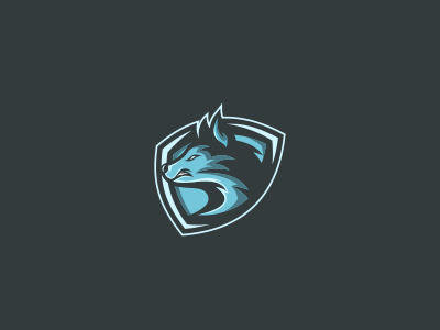 Fox brand emblem esport forsale fox game gaming icon logo