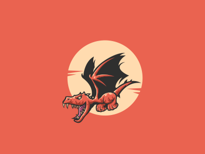 Baby Dragon baby brand design dragon e emblem icon logo sport vector