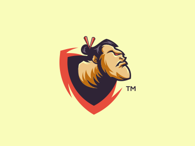 Sumo 2 dota emblem game gaming logo mascot sport sumo