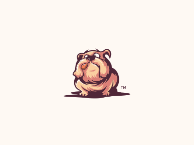 Dogs animal brand bulldog dogs forsale icon logo