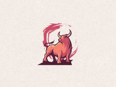 Bull brand bull forsale icon ilustrator logo sport