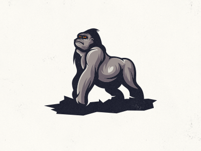 Kingkong 1 animal brand design forsale game gaming icon illustration logo sport vector