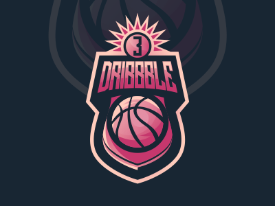 Dribbbe 3 brand cool design emblem forsale game gamer gaming illustration logo sale sport vector