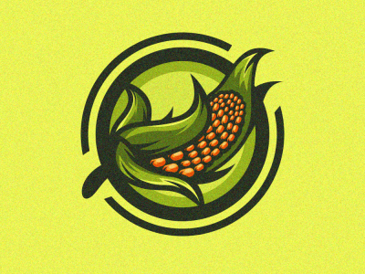 Corn 1 app brand branding cool design emblem flat forsale icon illustration lettering logo type typography ui ux vector vintage web website