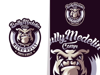 Bully Medelin animal app bold brand branding cool design emblem forsale game gamer gaming icon illustration logo sale sport vector vintage