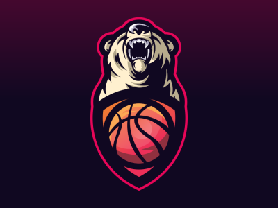 Bear animal bold brand branding cool design emblem forsale game gamer gaming icon illustration logo sale sport vector web