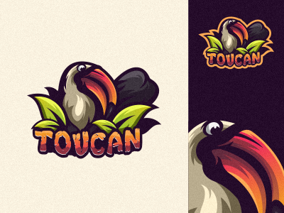 Toucan 1 app cowboy animal sale vintage branding bold gamer illustration cool game design gaming emblem vector icon brand forsale sport logo