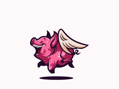 Pig animal bold brand branding cool design emblem forsale gamer icon illustration logo sale sport vector