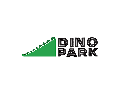 Dino Park - Dinosaur Amusement Park 50 days logo challenge brand branding dailylogochallenge design dinosaur dinosaurus dlc icon identity illustration illustrator logo park prehistoric vector