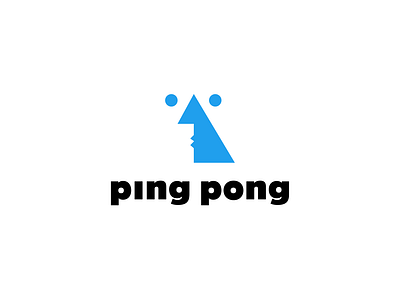 Ping Pong - Social Media Website 50 days logo challenge brand branding comunication dailylogochallenge design dlc face icon identity illustrator logo online ping pong pingpong social media design social network vector