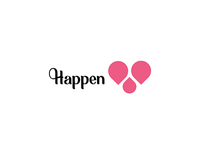 Happen - Dating App 50dailylogochallenge app brand branding dailylogochallenge dating dating app design dlc heart icon identity illustrator logo love vector