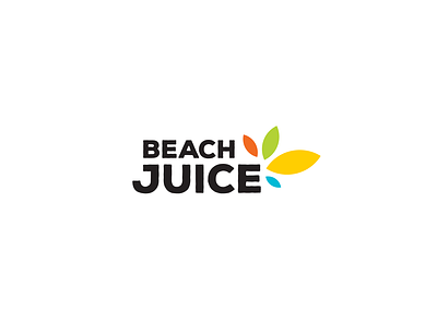 Beach Juice - Juice or Smoothie Company 50 days logo challenge beach brand branding dailylogochallenge design dlc icon identity illustrator juice juice logo juicy logo smoothie vector