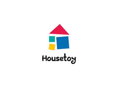 Housetoy - Toy Store 50 days logo challenge brand branding dailylogochallenge design dlc house illustration house logo icon identity illustrator logo toy toy store toys vector