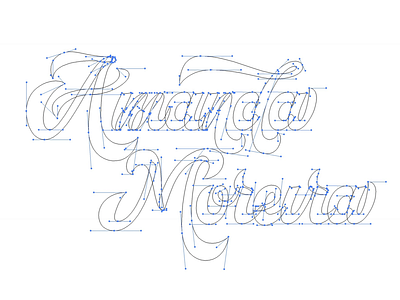 Amanda Moreira Logo Design - Vector Handles