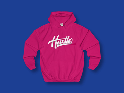 Hustle Unisex College Hoodie apparel branding creative entrepreneur hoodie hustle lettering