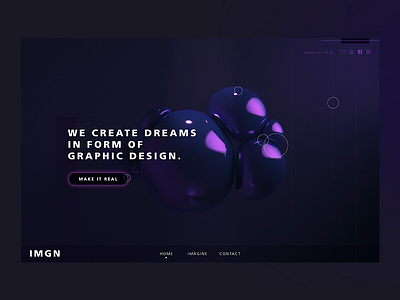 IMGN UI design ui website