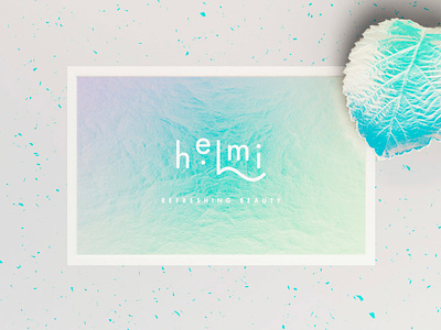 Helmi Business Card brand identity brand strategy branding cosmetics design iridescent lettering logo logo design visual identity