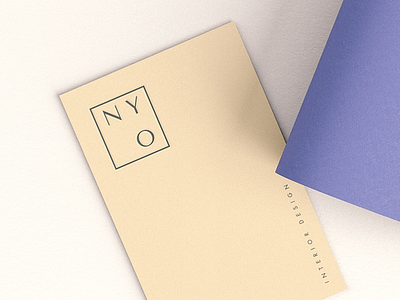 NY Ovi brand design branding business card corporate identity interior designer visual identity