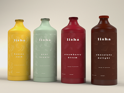Lisha Bottles bottles brand design brand identity brand strategy branding food business logo visual identity