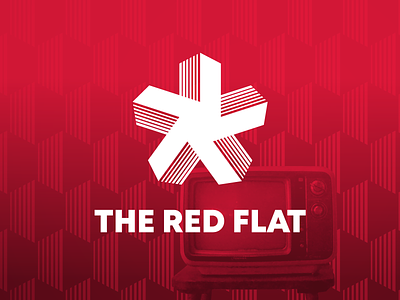 The Red Flat Logo 2 branding design logo logo design vector