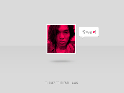 HELL♥! diesel laws greeting hello kayas love