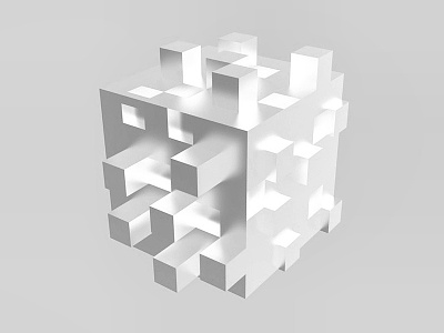 CUBE 3d cinema4d cube extrude isometric