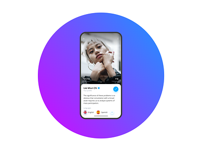 FaceBid — Profile design figma mobile responsive social ui ux