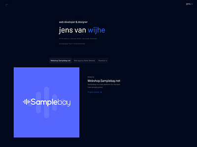 Web developer portfolio / blog