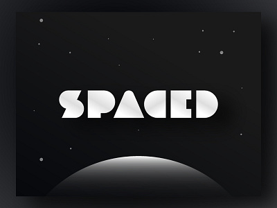 SPACED Logo #SPACEDchallenge branding epicurrence logo logotype moon space spaced spacedchallenge