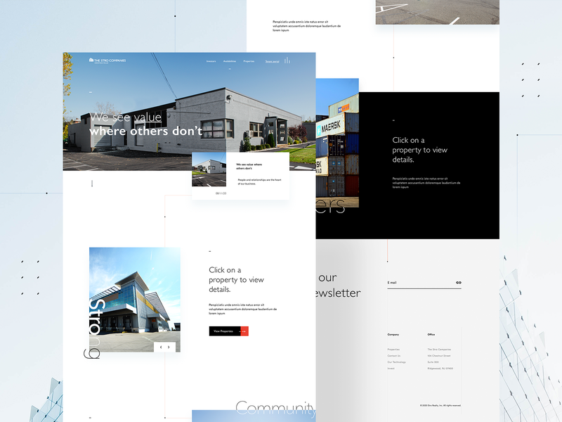 Real Estate Website Design landingpage webdesigner userinterfaces web ux uiux userinterfacedesign design webdesign ui