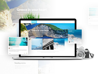 WeDescoverGreece webdesign