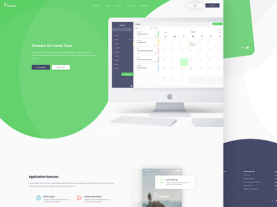 Goatrek - Landing page design